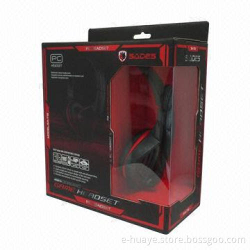 PC Headset with Glossy Painting and 40mm Loudhailer Diameter, 30mW Input Power